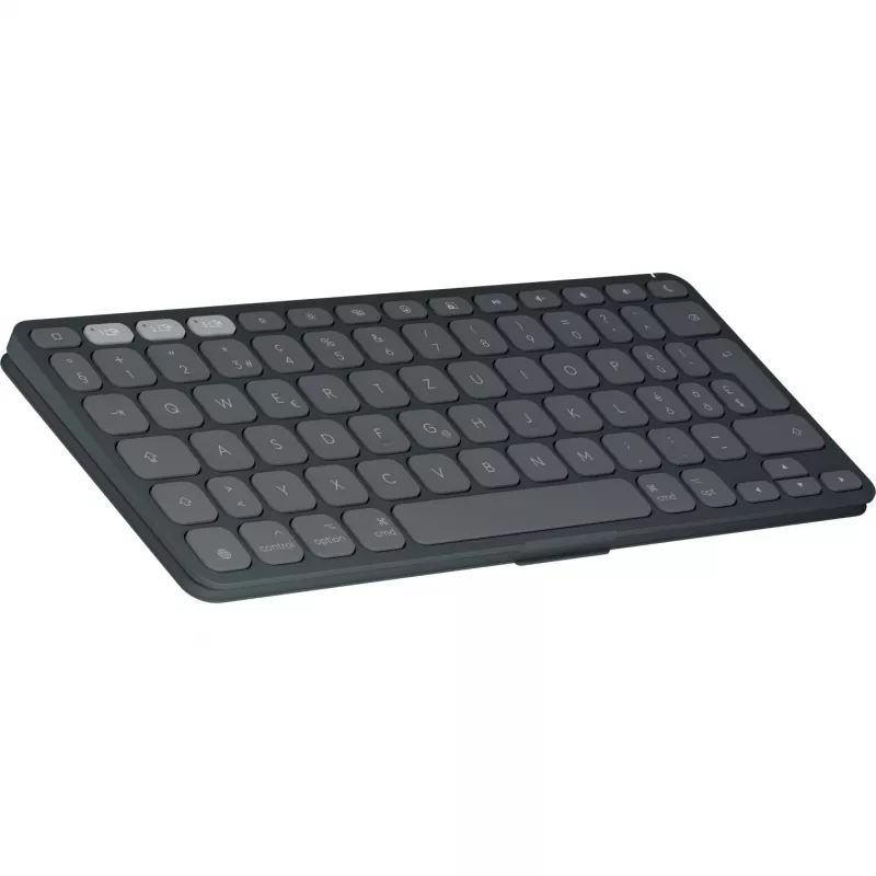 Logitech Keys-To-Go 2 für iPad – Tastatur – integrierte Abdeckung – Kabellos – Bluetooth LE – QWERTZ – Schweizer Layout – Graphite (920-013008)