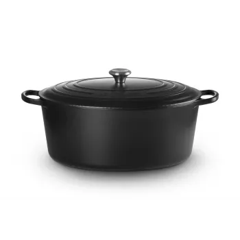 Le Creuset Signature 13,9 L Oval Schwarz