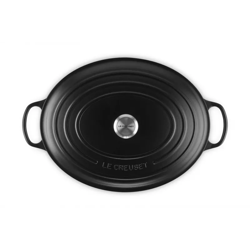 Le Creuset Signature 13,9 L Oval Schwarz