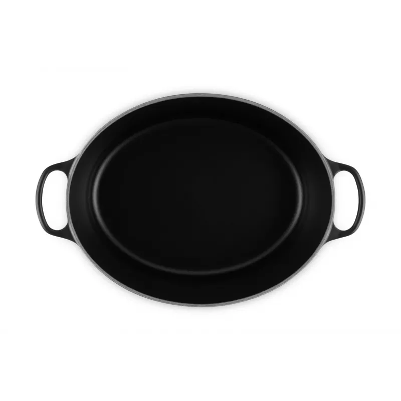 Le Creuset Signature 13,9 L Oval Schwarz
