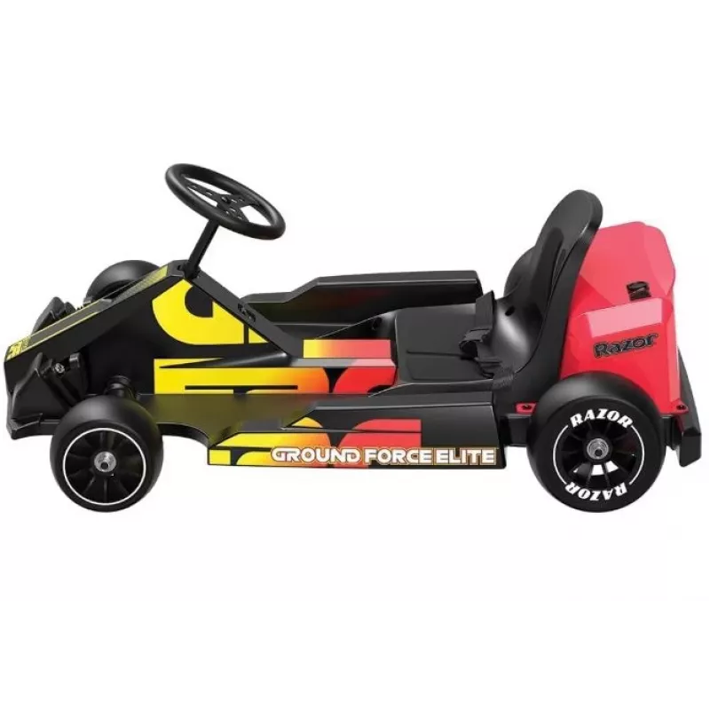 Razor Ground Force Elite - Elektro-Kart, schwarz und rot