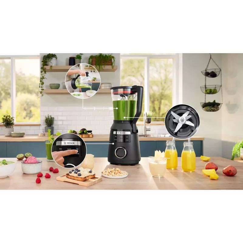 Bosch Serie 6 MMB6652B Mixer 2 L Standmixer 1800 W Schwarz