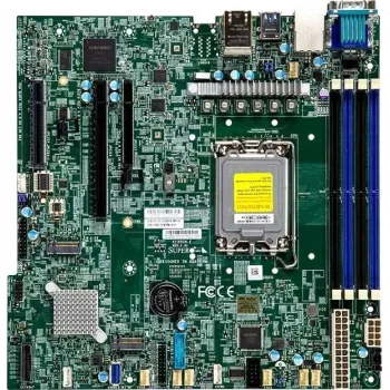 Supermicro Mainboard X13SCH-F micro-ATX Socket 1700 DDR5-only Single - Mainboard - Intel Sockel 1700 (Core i)
