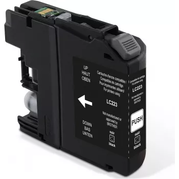 freecolor Patrone Brother LC223 Schwarz wiederaufbereitet - wiederaufbereitet - kompatibel