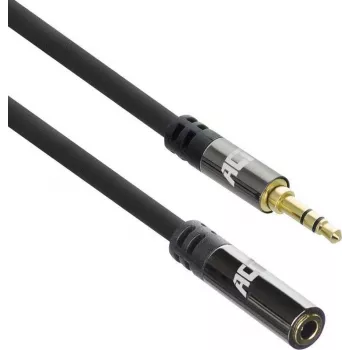 ACT 2 Meter hochwertiges Audio-Verlängerungskabel 3,5 mm Stereoklinkenstecker – Buchse (AC3615)