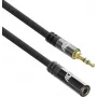 ACT 2 Meter hochwertiges Audio-Verlängerungskabel 3,5 mm Stereoklinkenstecker – Buchse (AC3615)