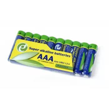 GEMBIRD Super Alkaline AAA Batteries 10er-Pack