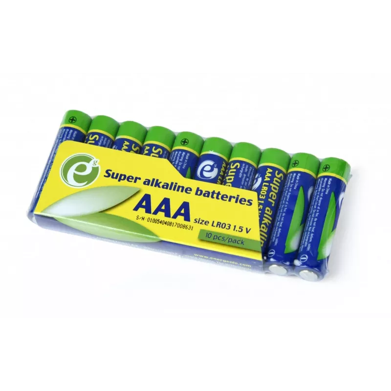 GEMBIRD Super Alkaline AAA Batteries 10er-Pack