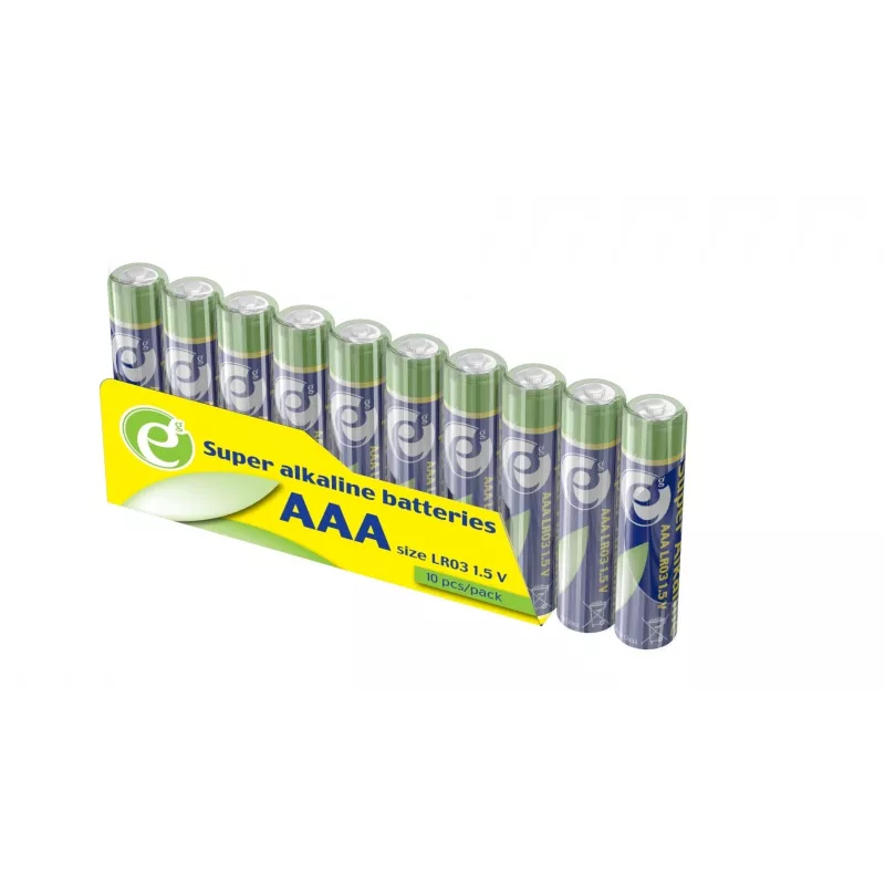 GEMBIRD Super Alkaline AAA Batteries 10er-Pack
