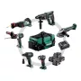 METABO Set COMBO 18V 6.1 (SB18LTX +SSW18LTX300BL +KH18LTX24 +W18L9-125QUICK +SSEP18LT +ULA) 4x4,0Ah Tasche
