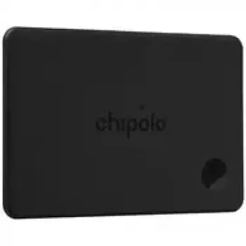 Chipolo CARD – Kabelloser, wiederaufladbarer, schlanker Bluetooth-Tracker für iOS & Android, Anthrazit