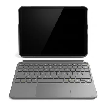 Inateck Tastatur iPad 11 QWERTZ schwarz grau - Tastatur