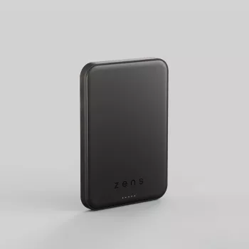 ZENS Pro 2 Semi Solid State Powerbank - Magnetische Powerbank 5000 mAh kompatibel mit MagSafe und Qi2.2 25W (schwarz)