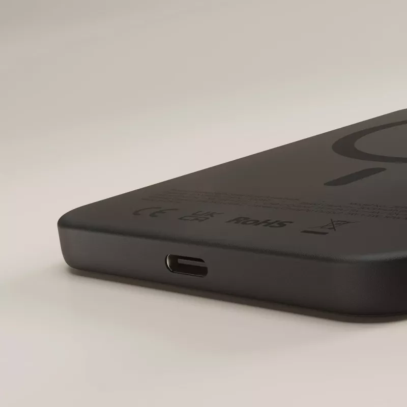 ZENS Pro 2 Semi Solid State Powerbank - Magnetische Powerbank 5000 mAh kompatibel mit MagSafe und Qi2.2 25W (schwarz)