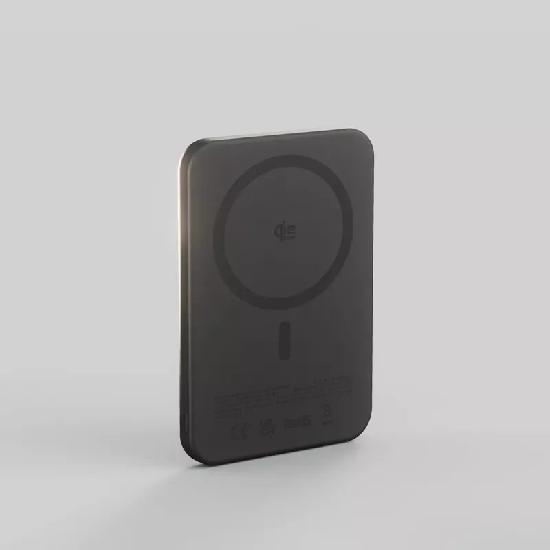 ZENS Pro 2 Semi Solid State Powerbank - Magnetische Powerbank 5000 mAh kompatibel mit MagSafe und Qi2.2 25W (schwarz)