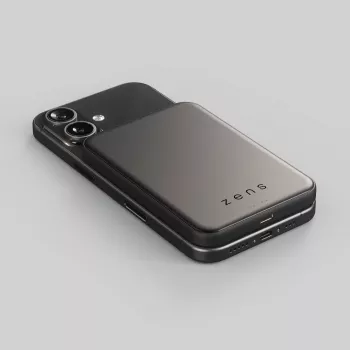 ZENS Pro 2 Semi Solid State Powerbank - Magnetische Powerbank 10000 mAh kompatibel mit MagSafe und Qi2.2 25W (schwarz)