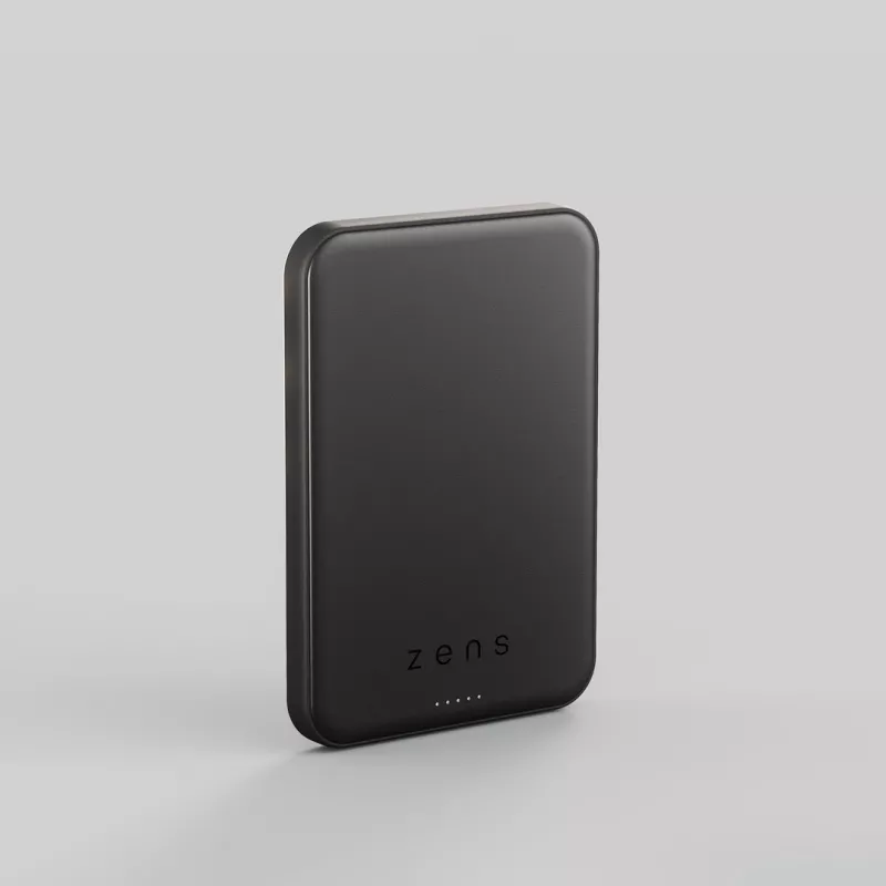 ZENS Pro 2 Semi Solid State Powerbank - Magnetische Powerbank 10000 mAh kompatibel mit MagSafe und Qi2.2 25W (schwarz)