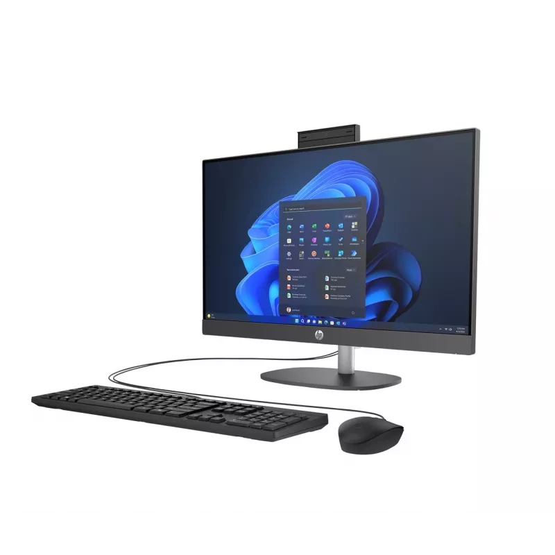 HP ProOne 245 G10 AiO Ryzen 7 77730U 23.8FHD IPS 250nits AG 16GB DDR4 3200 SSD512 Radeon Vega 8 Kb+Maus Cam 5Mpx + IR W11Pro White 3Y OnSite