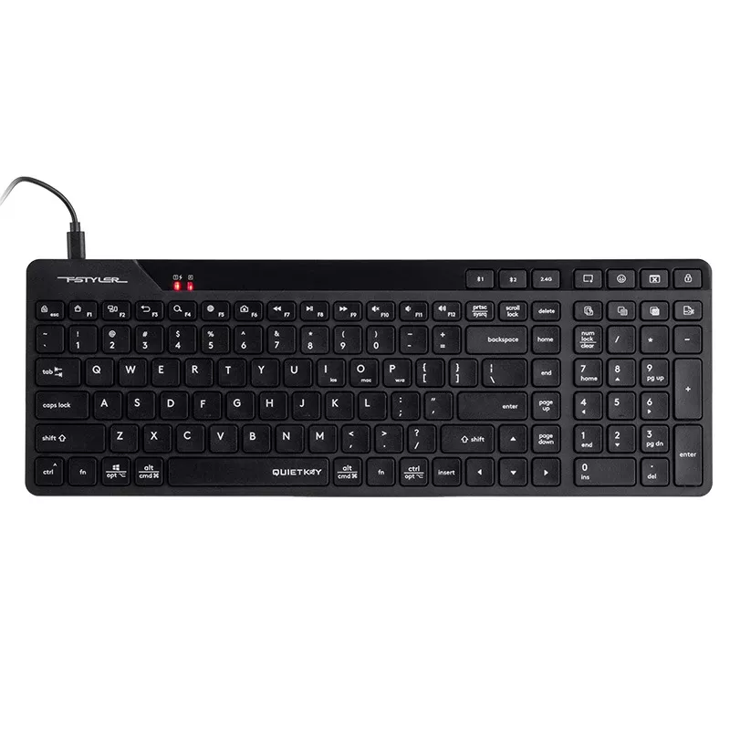 A4Tech Fstyler FBK27C kabellose mechanische Gaming-Tastatur, schwarz