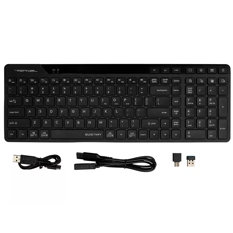 A4Tech Fstyler FBK27C kabellose mechanische Gaming-Tastatur, schwarz