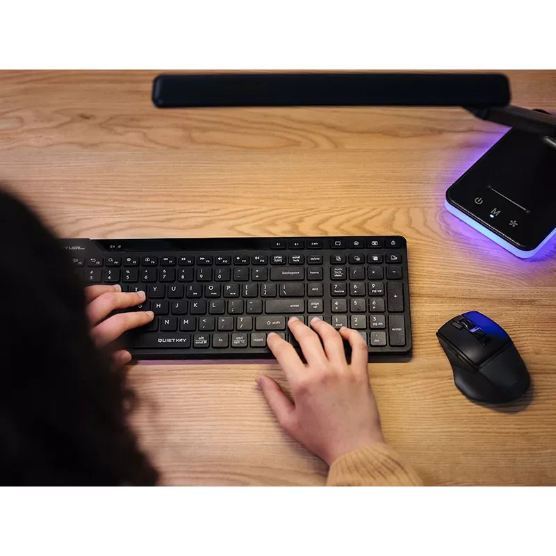 A4Tech Fstyler FBK27C kabellose mechanische Gaming-Tastatur, schwarz