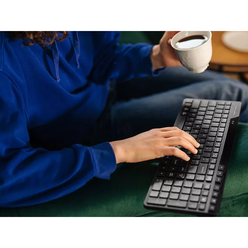 A4Tech Fstyler FBK27C kabellose mechanische Gaming-Tastatur, schwarz