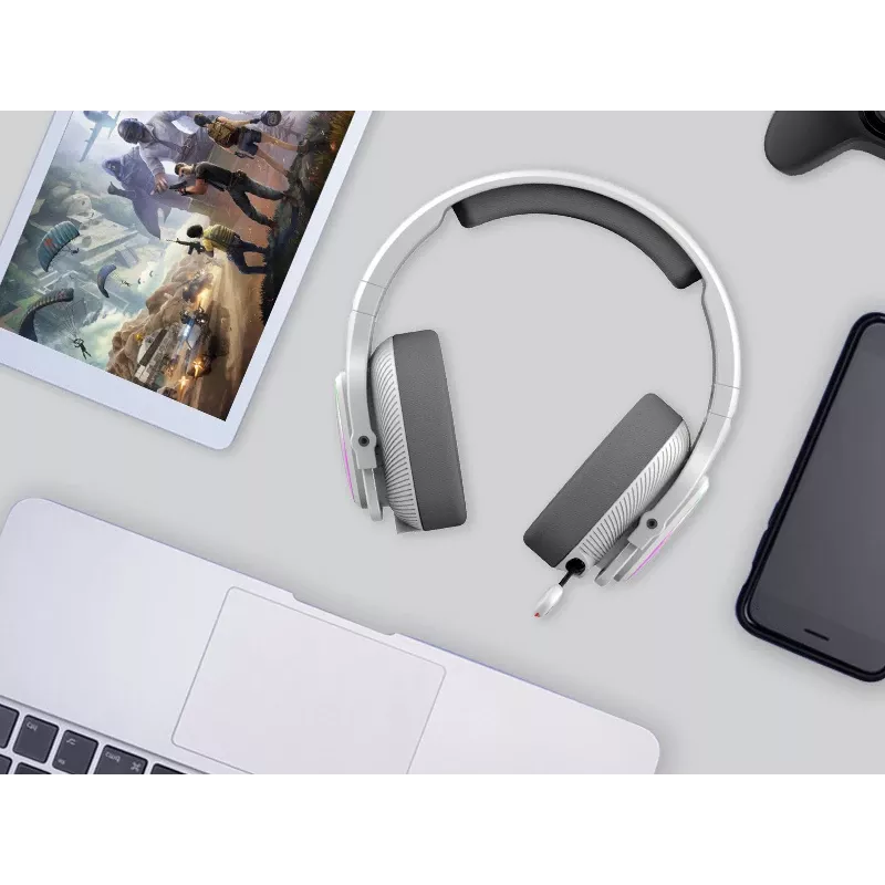 A4Tech 47752 Bloody MR710 RGB Gaming Wireless Headset, Grau