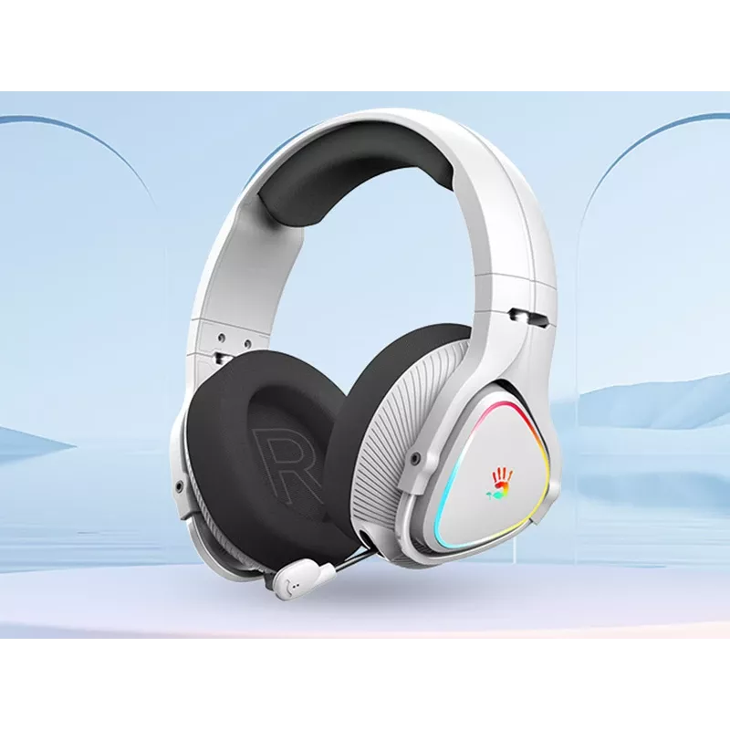 A4Tech 47752 Bloody MR710 RGB Gaming Wireless Headset, Grau