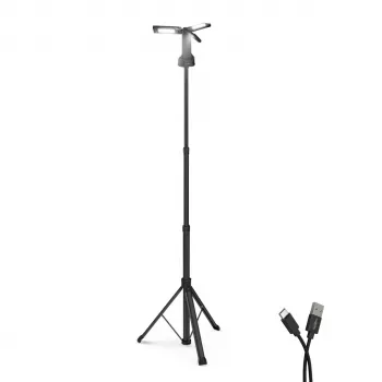 Ansmann Arbeitsleuchte Tiohead 7000R inkl. Tripod wiederaufladbar (1600-0697)