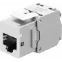 Goobay Keystone-Modul RJ45 CAT 6A, STP, schlank, Weiß (77949)