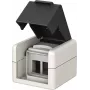 Goobay Outdoor-Aufputzdose IP44, 2x Keystone-Buchsen, (79169)