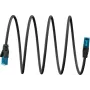 Goobay Ultra-Flexibles CAT 6A Patchkabel U/UTP, schwarz (79193)