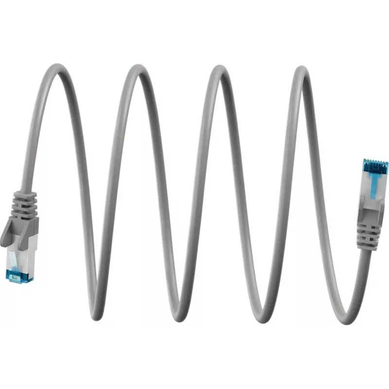 Goobay Ultra-Flexibles CAT 6A Patchkabel S/FTP (PiMF), Grau (79318)