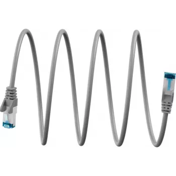 Goobay ultra-flexibles CAT-6A-Patchkabel S/FTP (PiMF), Grau (79342)