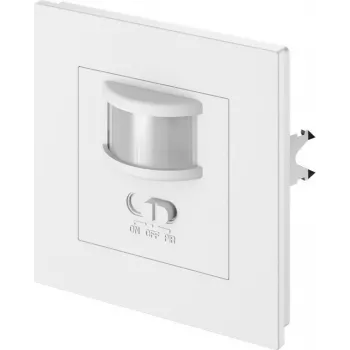 Motion Detector, white, white - for flush wall mou