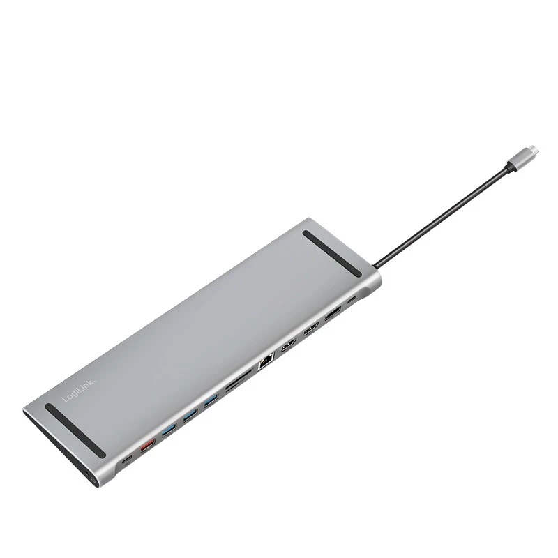 USB3.2 Dockingstation USB-C, 12 Ports, PD