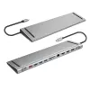 USB3.2 Dockingstation USB-C, 12 Ports, PD
