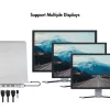 USB3.2 Dockingstation USB-C, 12 Ports, PD