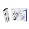 Hub USB3.2 Gen1 10 Ports USB-A/C, Ein-/Ausschalter
