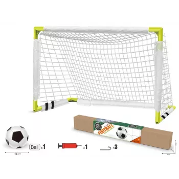 Set mit Tor, Ball mit Pumpe
