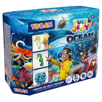 Tubi Jelly Ocean Set – großes Aquarium, 8 Farben