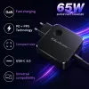 GaN 65W Ladegerät USB C PD PPS 5V 21V 3A 3.25A