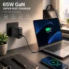 GaN 65W Ladegerät USB C PD PPS 5V 21V 3A 3.25A