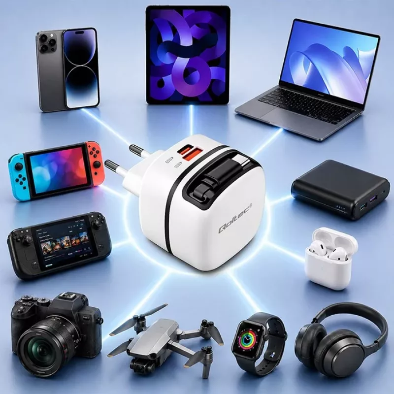 Ladegerät USB-C 65W GaN PPS 5V 20V 3A 3,25A