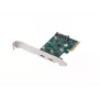Netzwerkkarte PCI Express x1 -> 2x USB-C 3.2 Gen 2x1 LED Low Profile