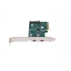 Netzwerkkarte PCI Express x1 -> 2x USB-C 3.2 Gen 2x1 LED Low Profile