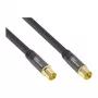 Good Connections TV-Antennenkabel SmartFLEX schwarz 1m