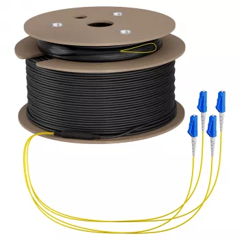 EFB Trunk Kabel U-DQ(ZN)BH OS2 4E (1x4) LC-LC 100m Dca LSZH G657A1