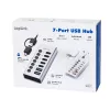 Hub USB 3.2 Gen1 7 Ports USB-A/C, Ein-/Ausschalter
