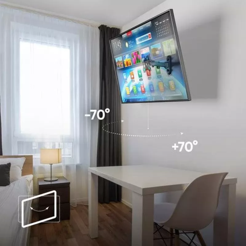 TV-Gerät Zubehör Wandhalterung /10-35/SCHWARZ R2-B Onkron